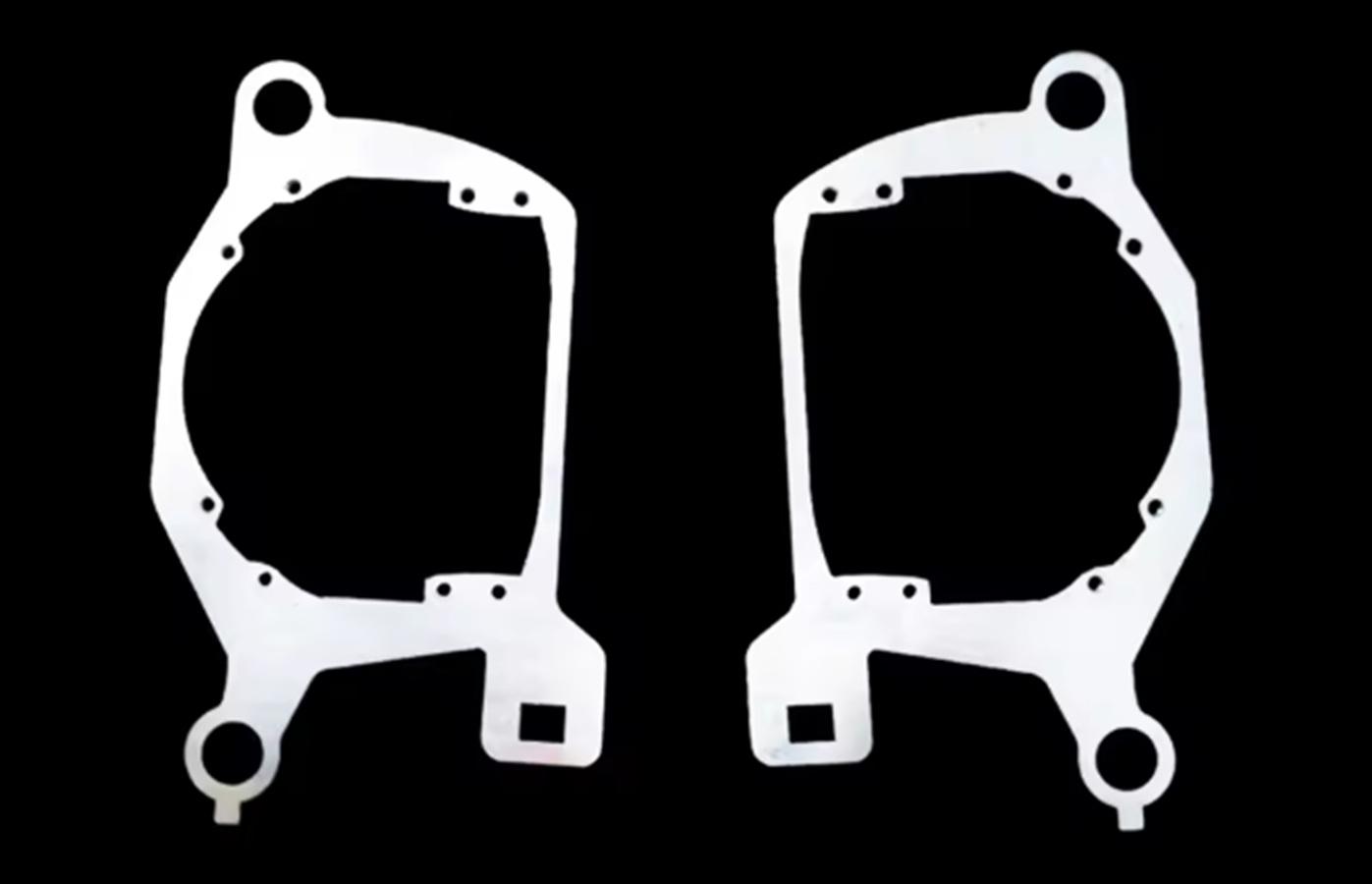 Комплект переходных рамок фары Skoda Octavia A5 (2008-2013)