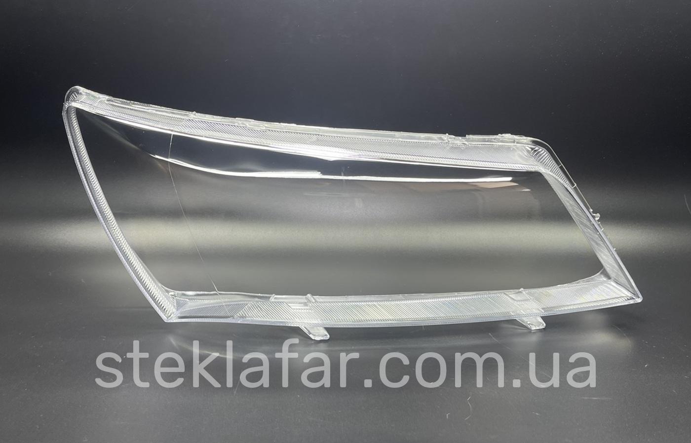 Стекло фары Emgrand EC7 (2012-2014) хромированная маска фары